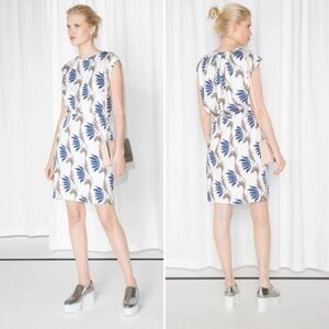 & OTHER STORIES WATER LILY DRESS SIZE SMALL